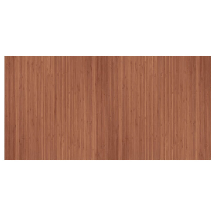Vloerkleed rechthoekig 100x200 cm bamboe bruin