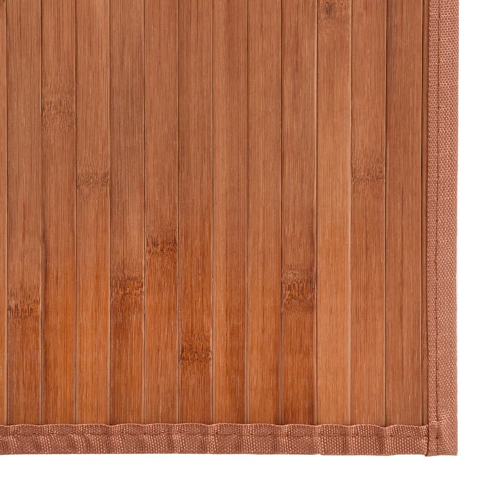 Vloerkleed rechthoekig 60x300 cm bamboe bruin