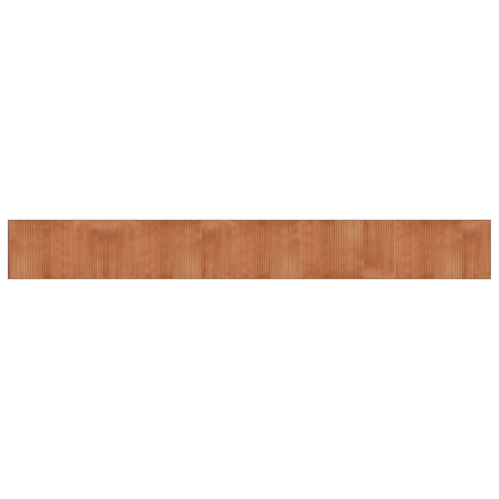 Vloerkleed rechthoekig 60x500 cm bamboe bruin