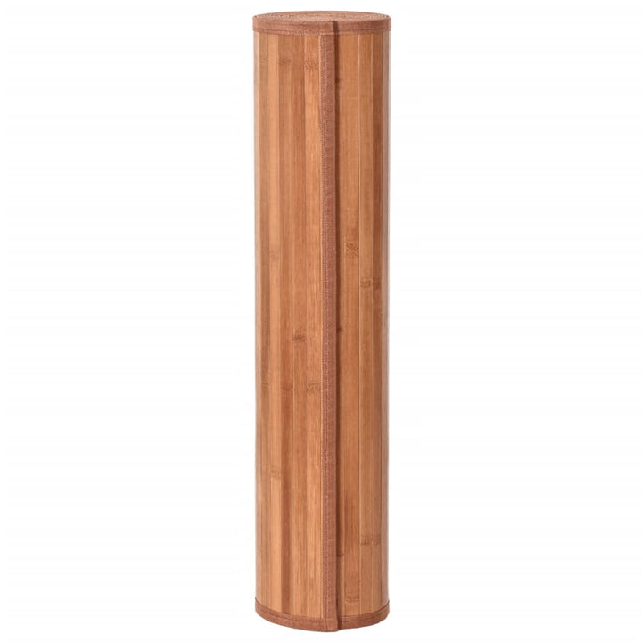 Vloerkleed rechthoekig 60x500 cm bamboe bruin