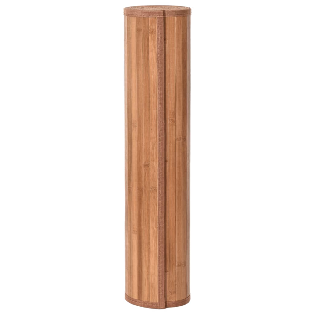 Vloerkleed rechthoekig 70x100 cm bamboe naturel