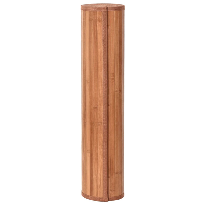 Vloerkleed rechthoekig 70x200 cm bamboe bruin