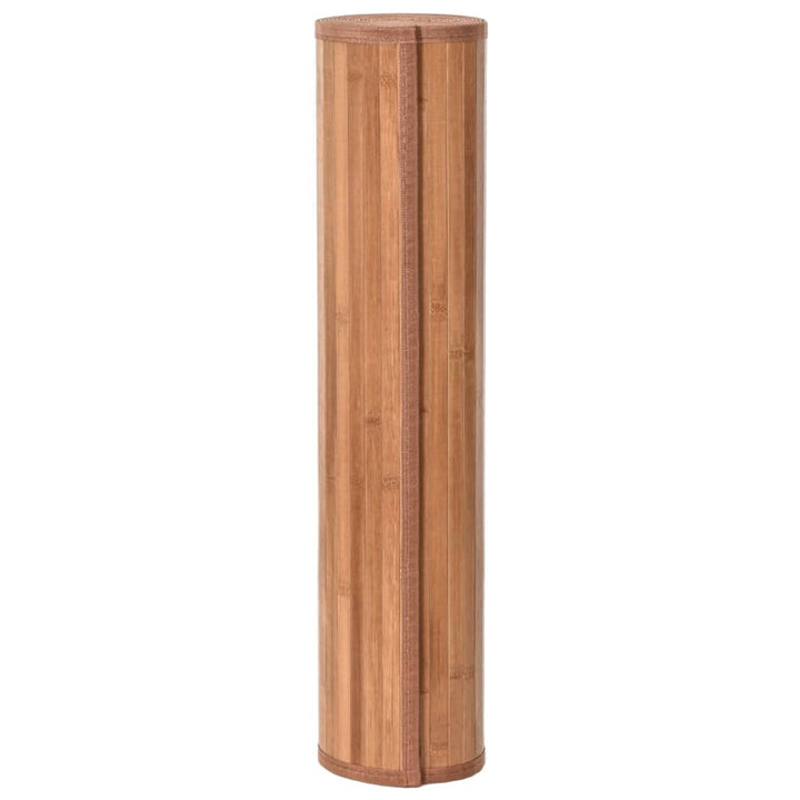 Vloerkleed rechthoekig 70x400 cm bamboe naturel