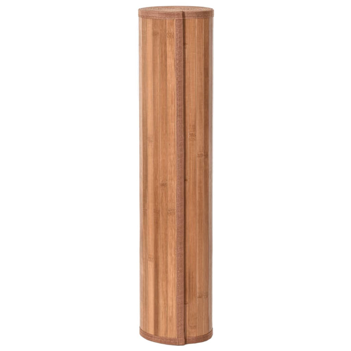 Vloerkleed rechthoekig 70x500 cm bamboe naturel