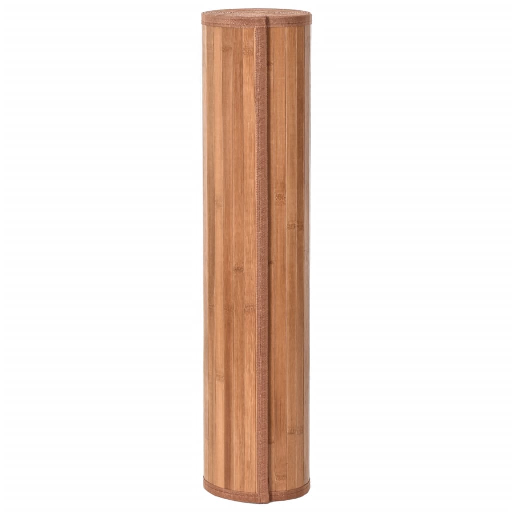 Vloerkleed rechthoekig 70x1000 cm bamboe naturel