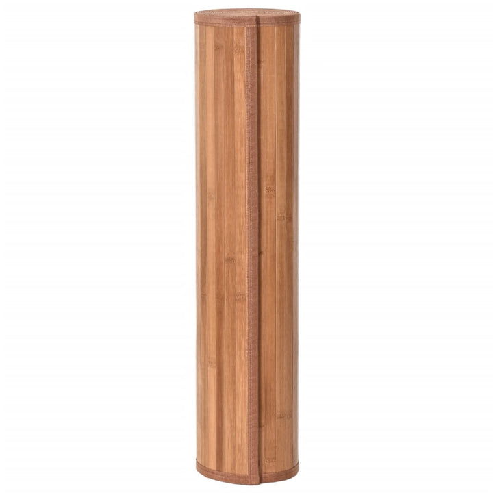 Vloerkleed rechthoekig 80x500 cm bamboe naturel