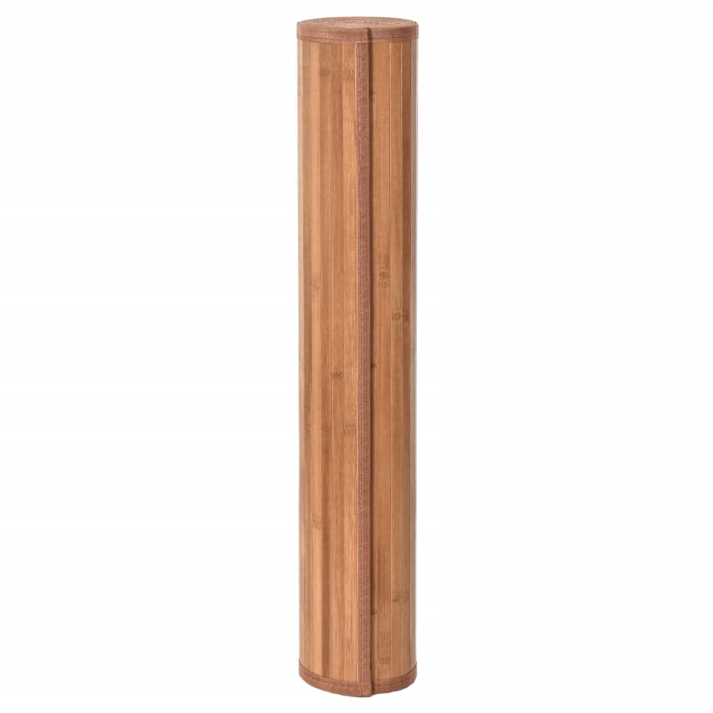 Vloerkleed rechthoekig 100x300 cm bamboe naturel