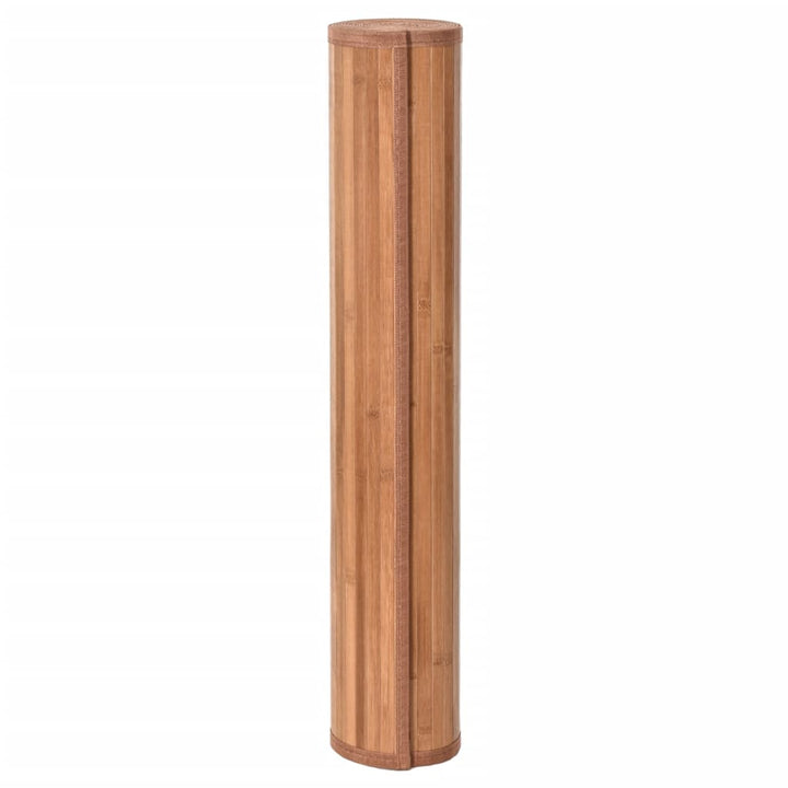 Vloerkleed rechthoekig 100x300 cm bamboe naturel