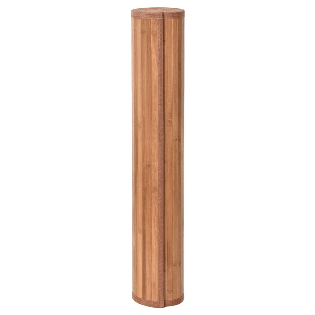 Vloerkleed rechthoekig 100x1000 cm bamboe naturel
