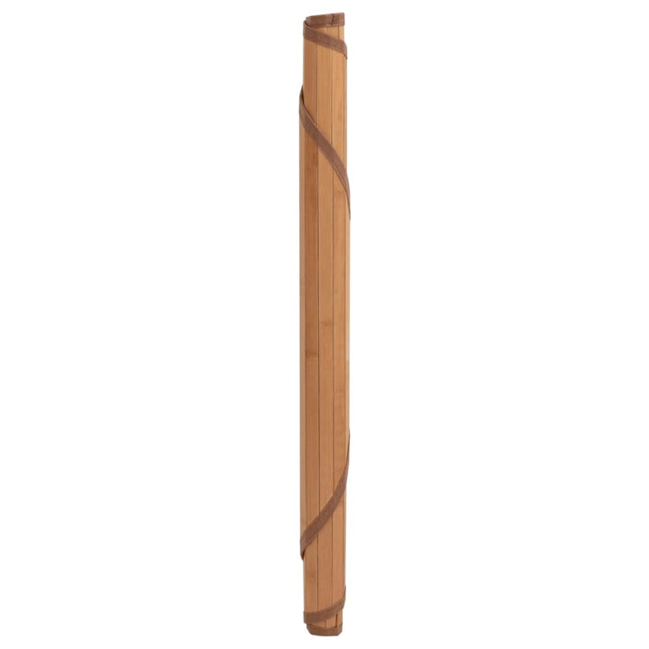 Vloerkleed rond 80 cm bamboe naturel