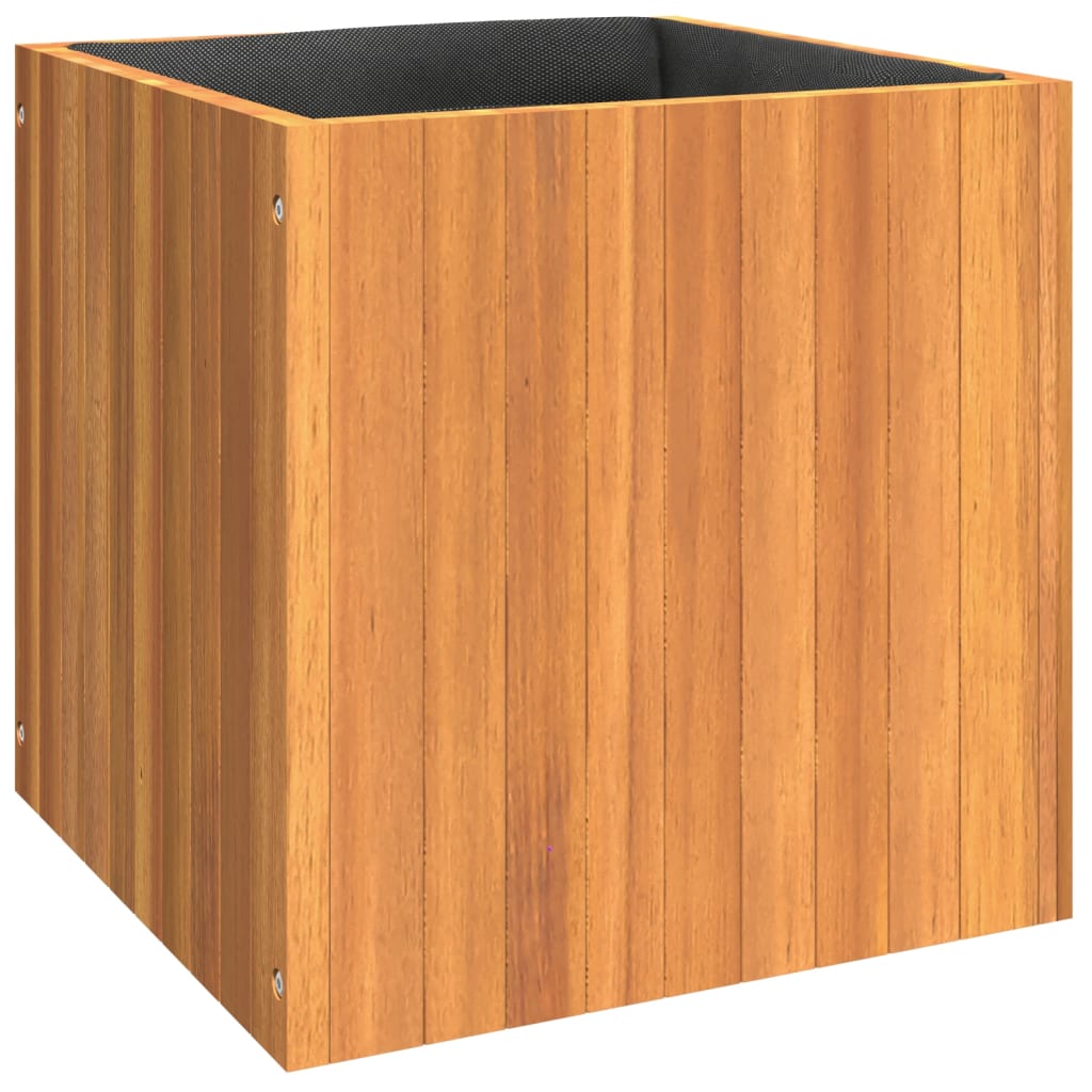 Plantenbak 45x45x45 cm massief acaciahout