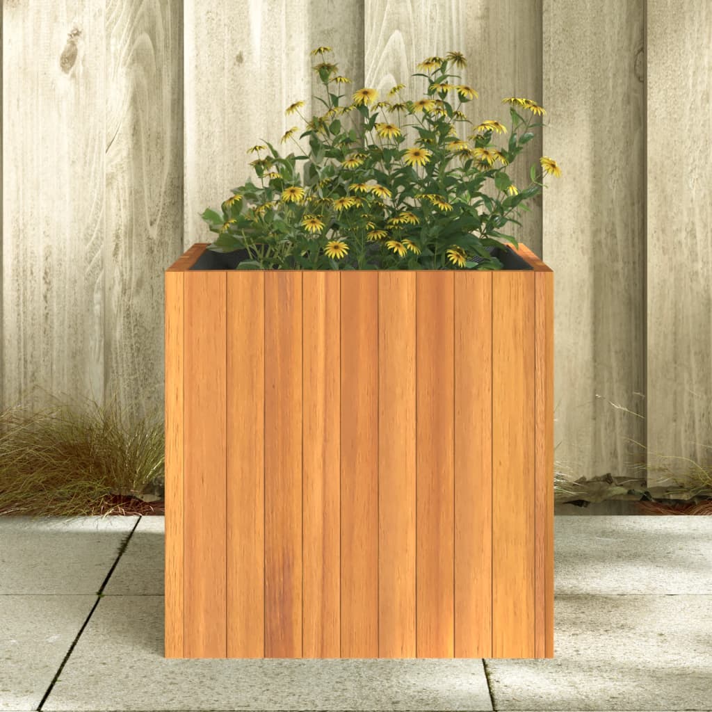 Plantenbak 45x45x45 cm massief acaciahout