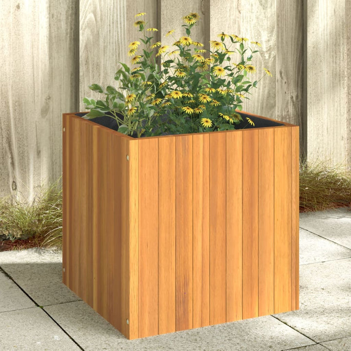 Plantenbak 45x45x45 cm massief acaciahout