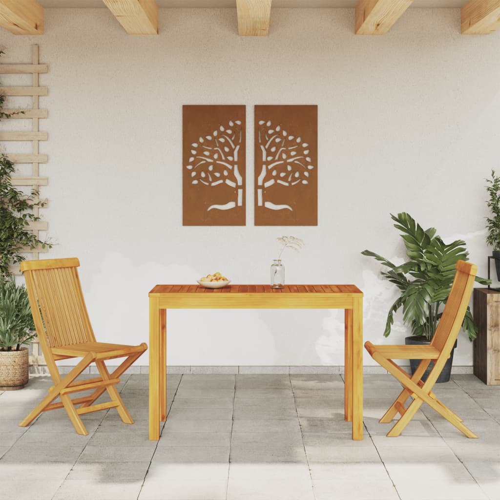 Tuintafel 110x55x75 cm massief acaciahout