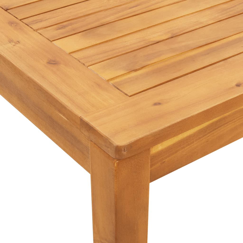 Tuintafel 110x110x75 cm massief acaciahout