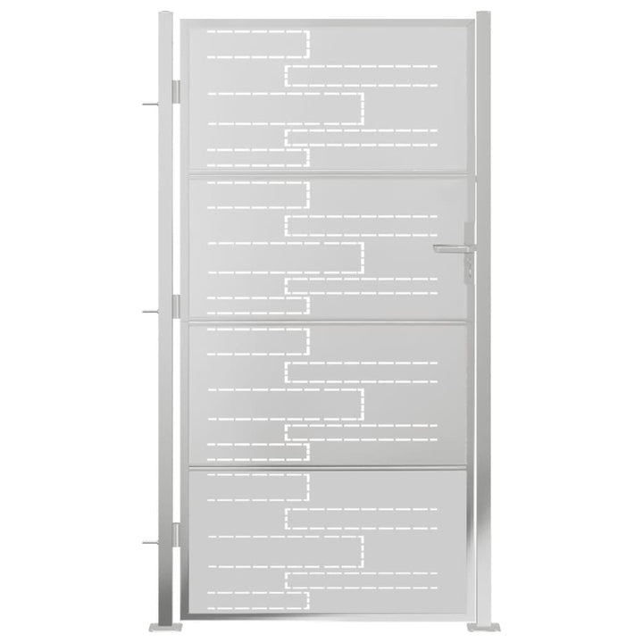 Poort 100x180 cm roestvrij staal