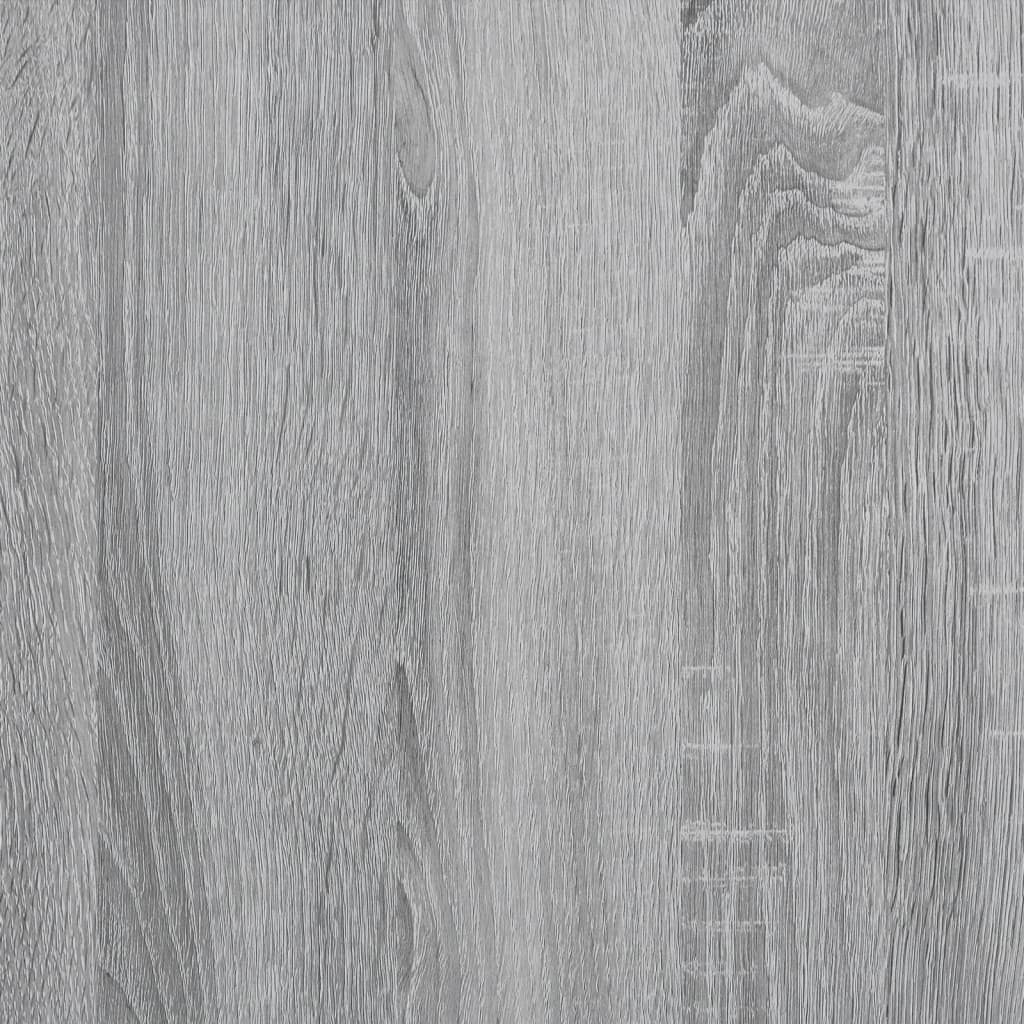 Wastafelkast 80x30x60 cm bewerkt hout grijs sonoma eikenkleurig
