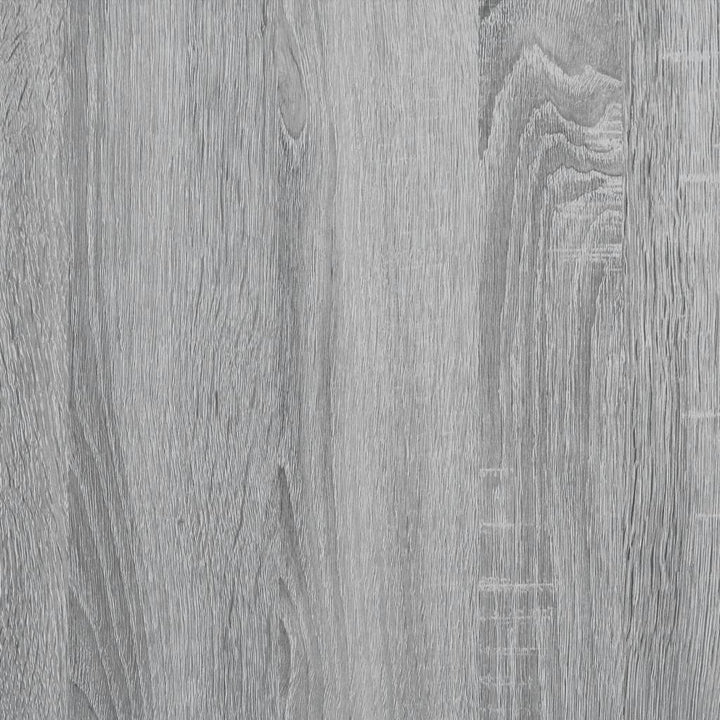 Wastafelkast 60x33x60 cm bewerkt hout grijs sonoma eikenkleurig