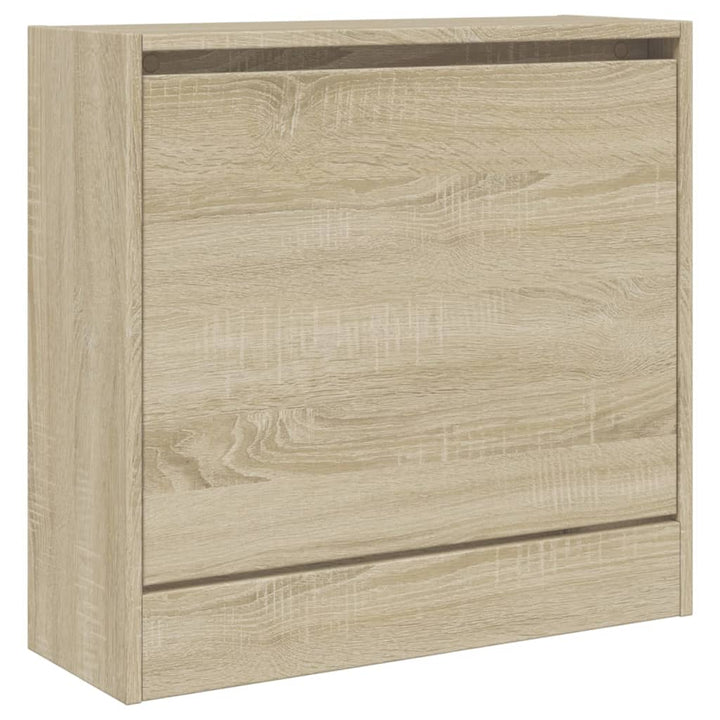 Schoenenkast 60x21x57 cm bewerkt hout sonoma eikenkleurig