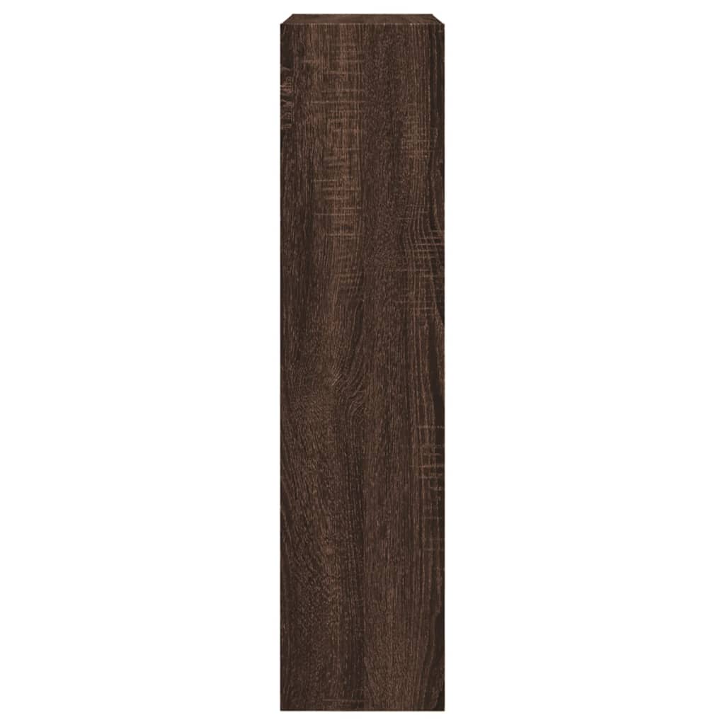 Schoenenkast 60x21x87,5 cm bewerkt hout bruin eikenkleur