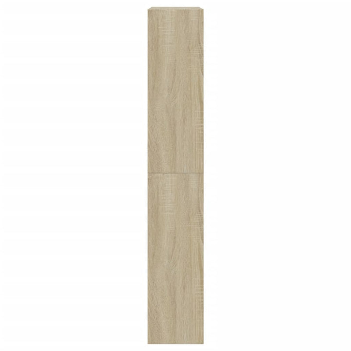 Schoenenkast 60x21x125,5 cm bewerkt hout sonoma eikenkleurig