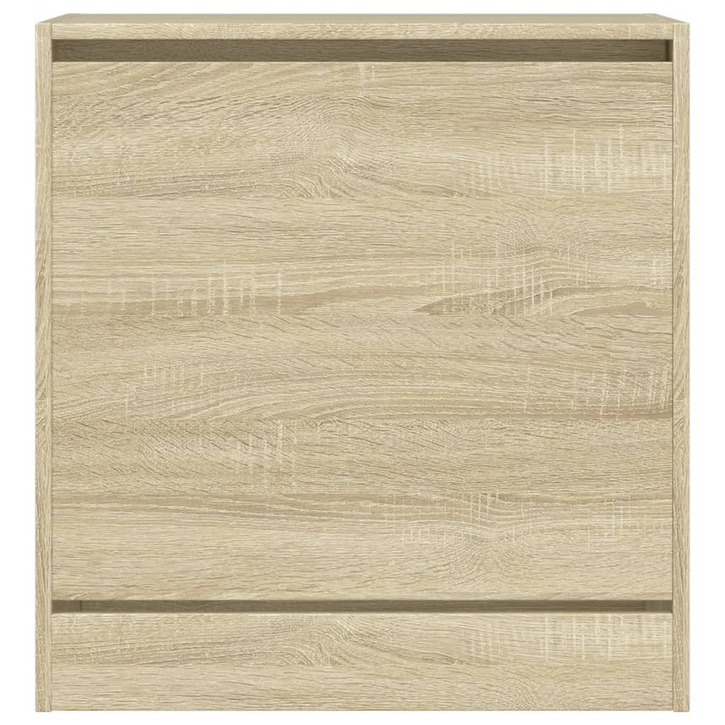 Schoenenkast 60x34x63,5 cm bewerkt hout sonoma eikenkleurig