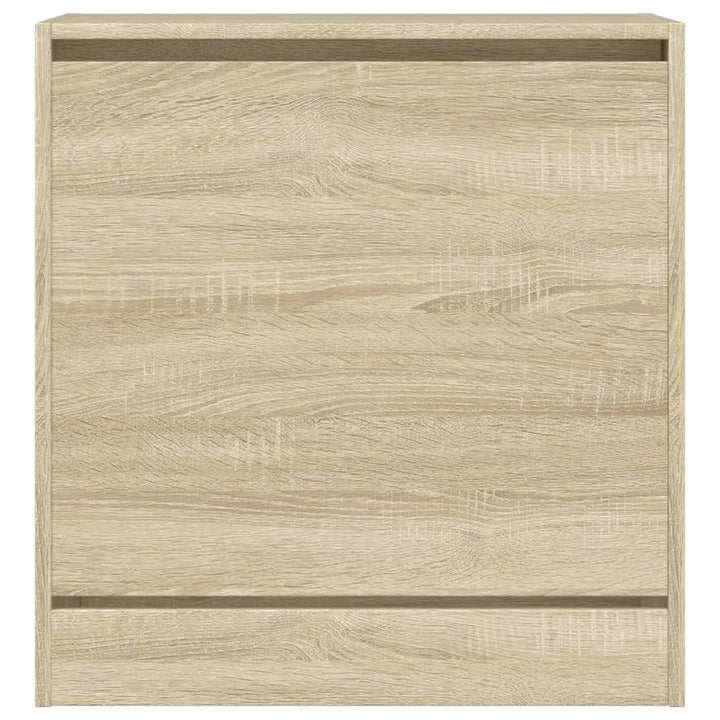 Schoenenkast 60x34x63,5 cm bewerkt hout sonoma eikenkleurig