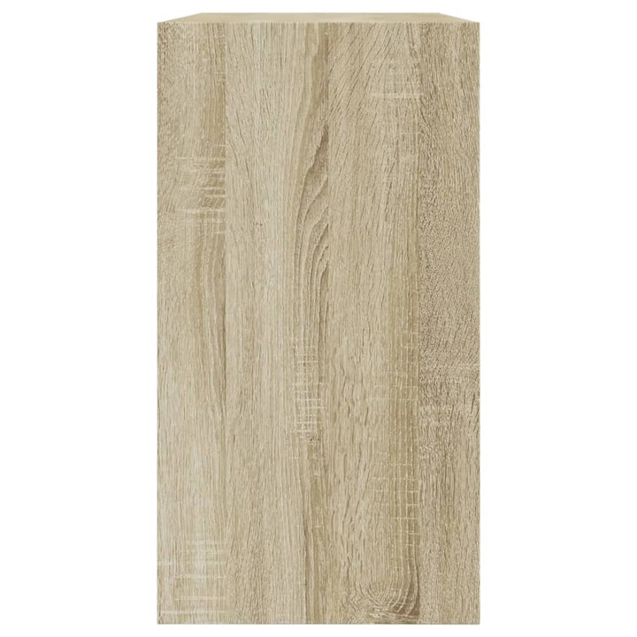 Schoenenkast 80x34x63 cm bewerkt hout sonoma eikenkleurig