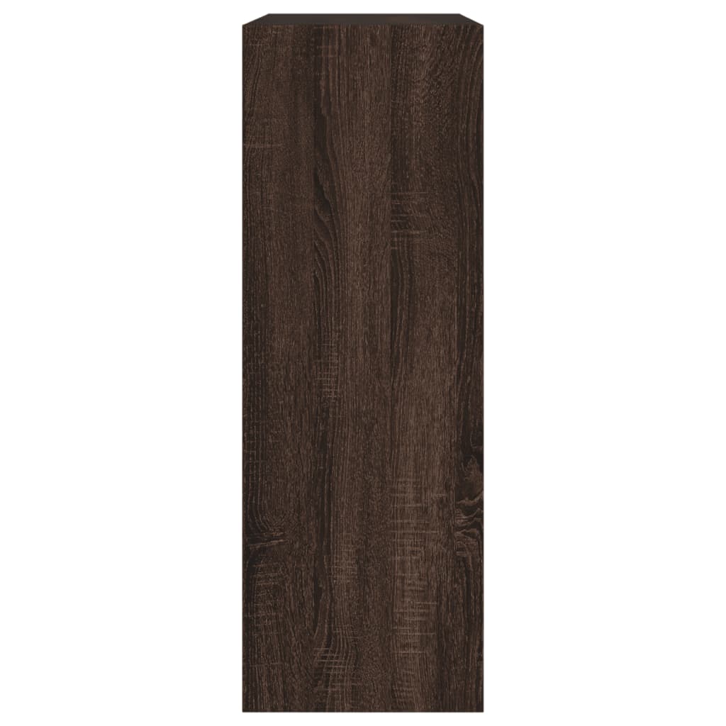 Schoenenkast 80x34x96,5 cm bewerkt hout bruin eikenkleur