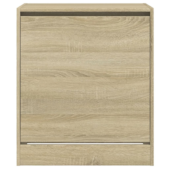 Schoenenkast 60x42x69 cm bewerkt hout sonoma eikenkleurig