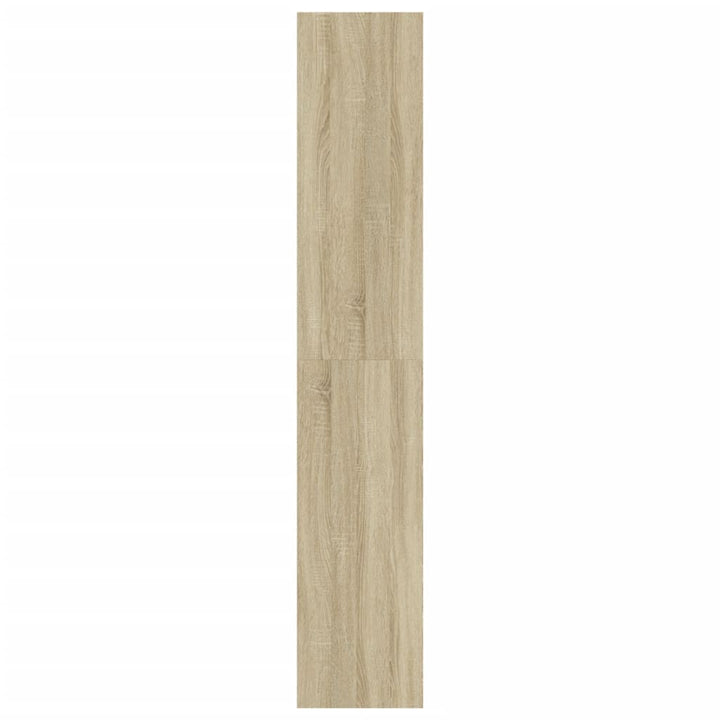 Schoenenkast met 4 klaplades 80x34x187,5 cm sonoma eikenkleurig