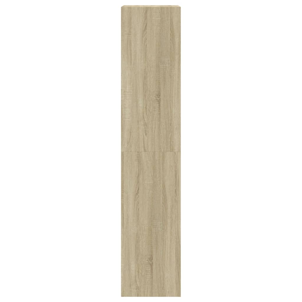 Schoenenkast met 4 klaplades 60x42x204 cm sonoma eikenkleurig