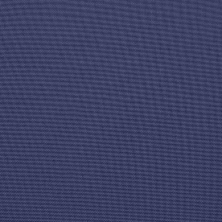 Stoelkussens 4 st hoge rug oxford stof marineblauw