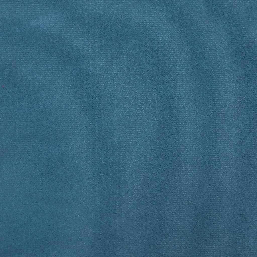 Fauteuil fluweel blauw