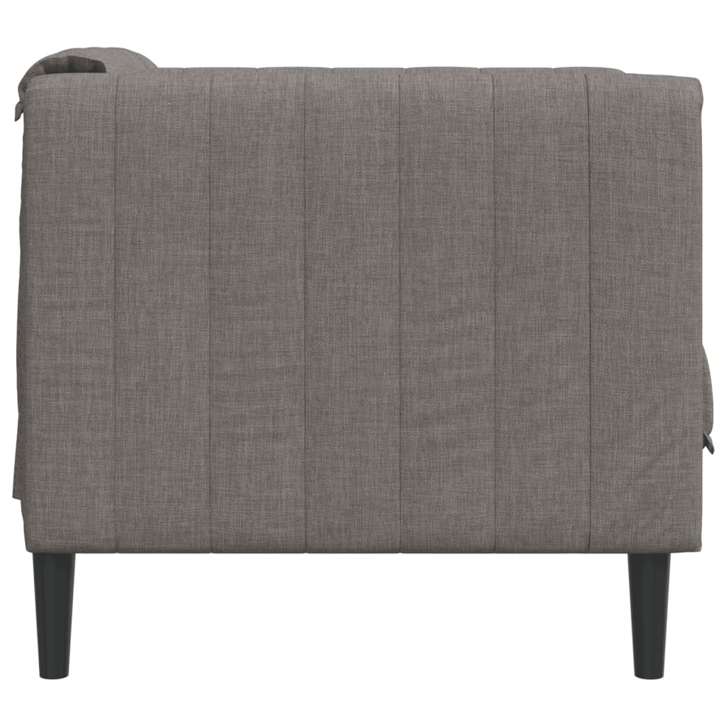 Fauteuil stof taupe