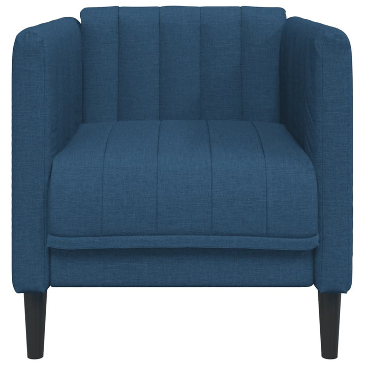 Fauteuil stof blauw