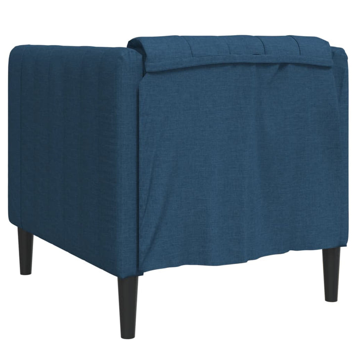 Fauteuil stof blauw