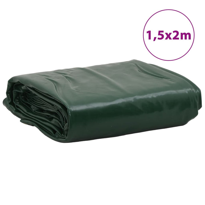 Dekzeil 650 g/m² 1,5x2 m groen