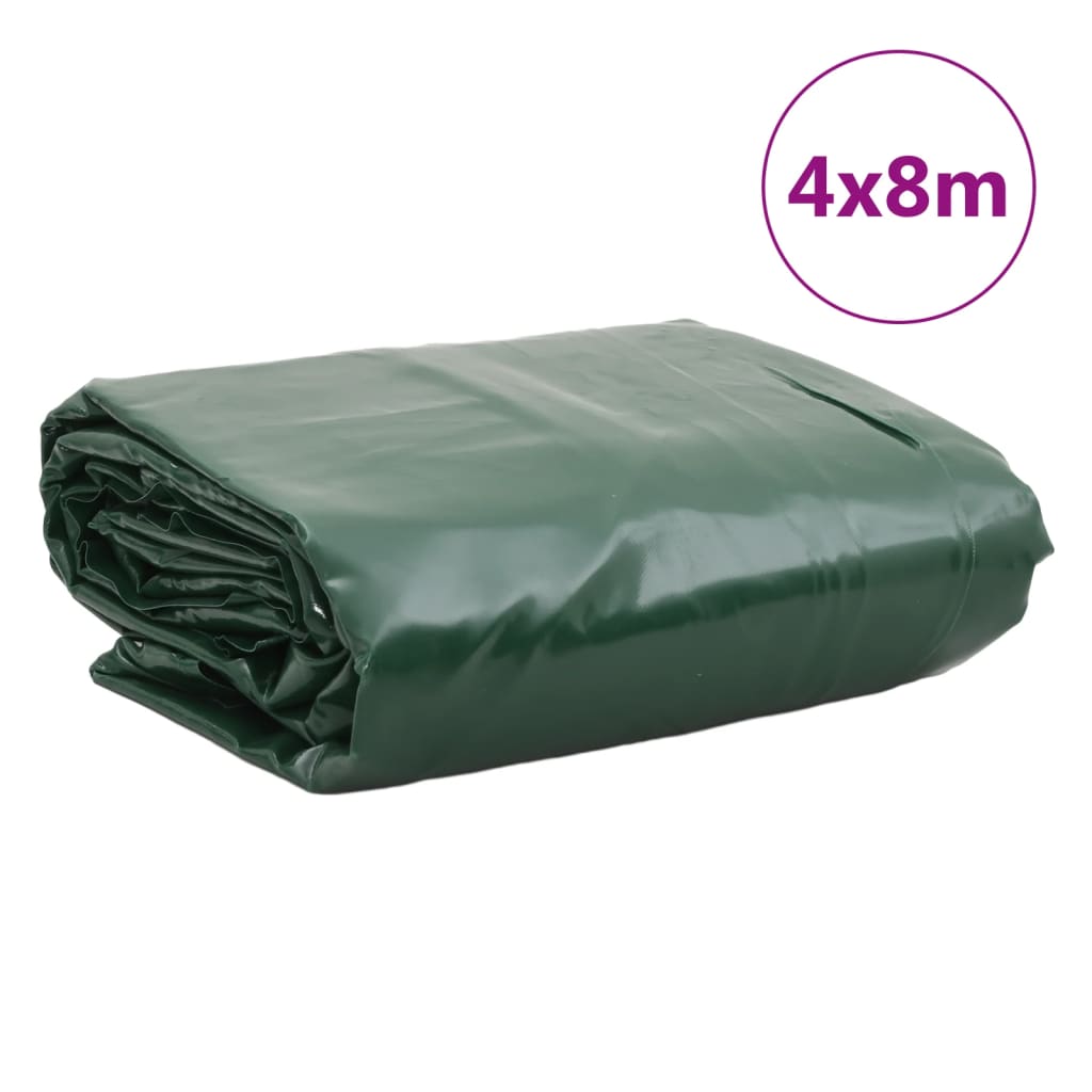 Dekzeil 650 g/m² 4x8 m groen