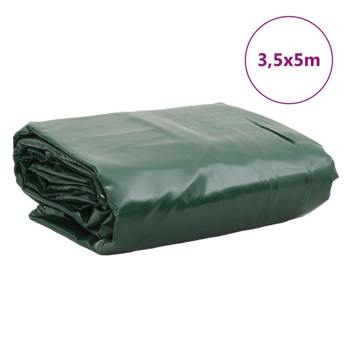 Dekzeil 650 g/m² 3,5x5 m groen