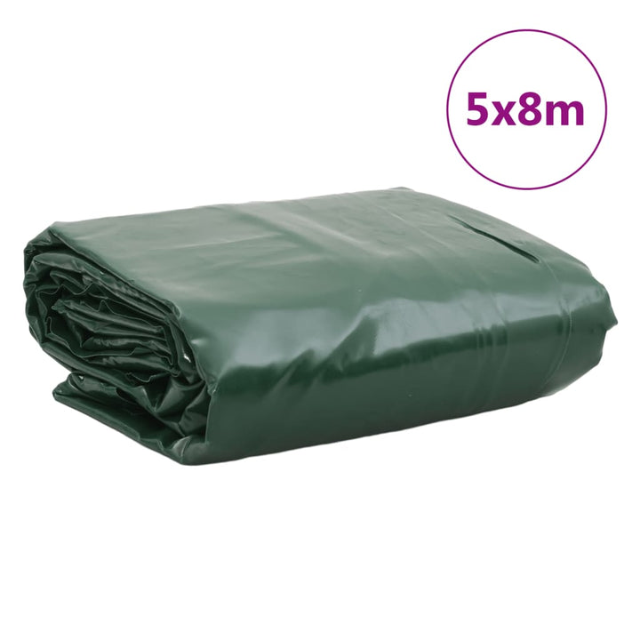 Dekzeil 650 g/m² 5x8 m groen