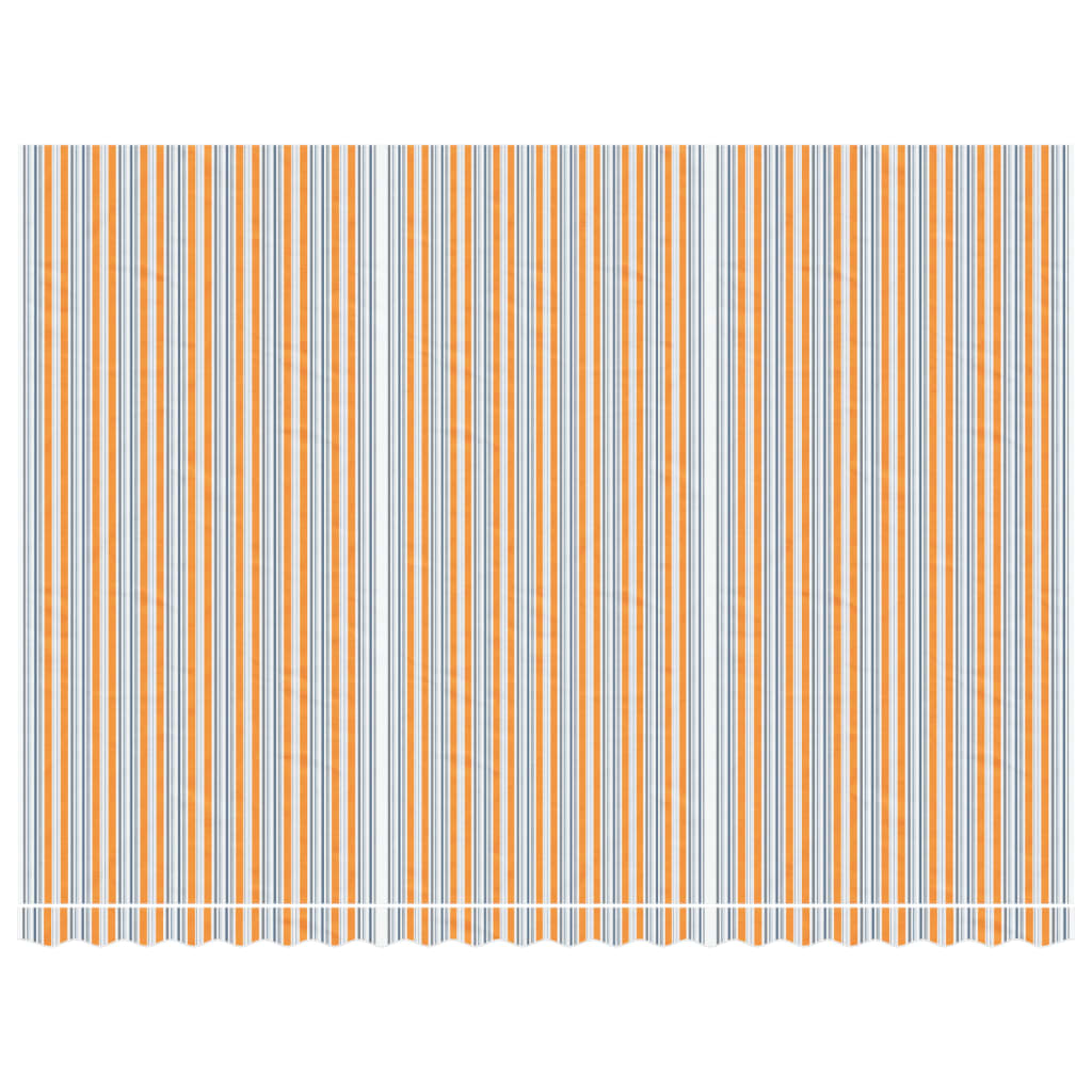 Vervangingsdoek voor luifel gestreept 5x3,5 m meerkleurig