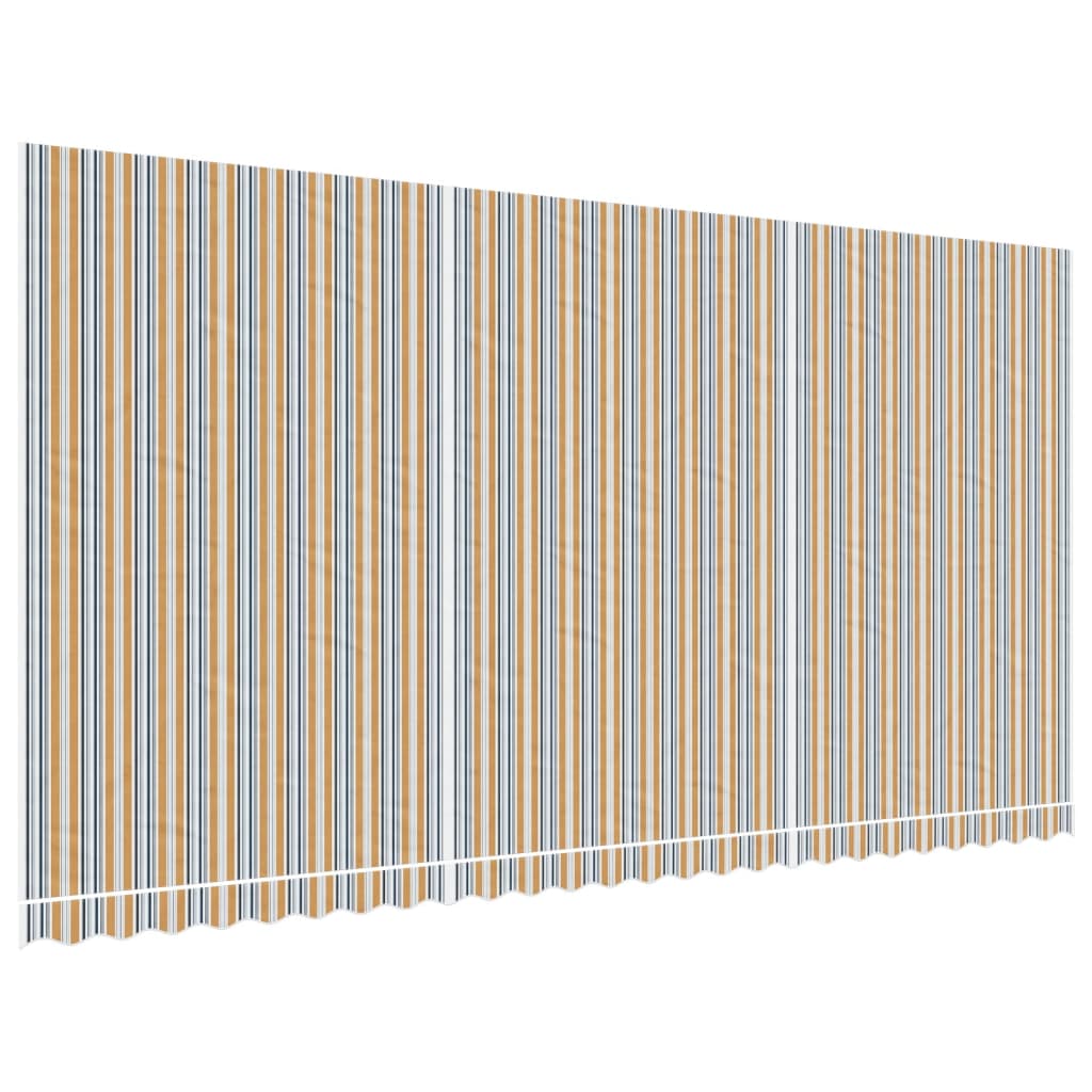 Vervangingsdoek voor luifel gestreept 6x3 m meerkleurig