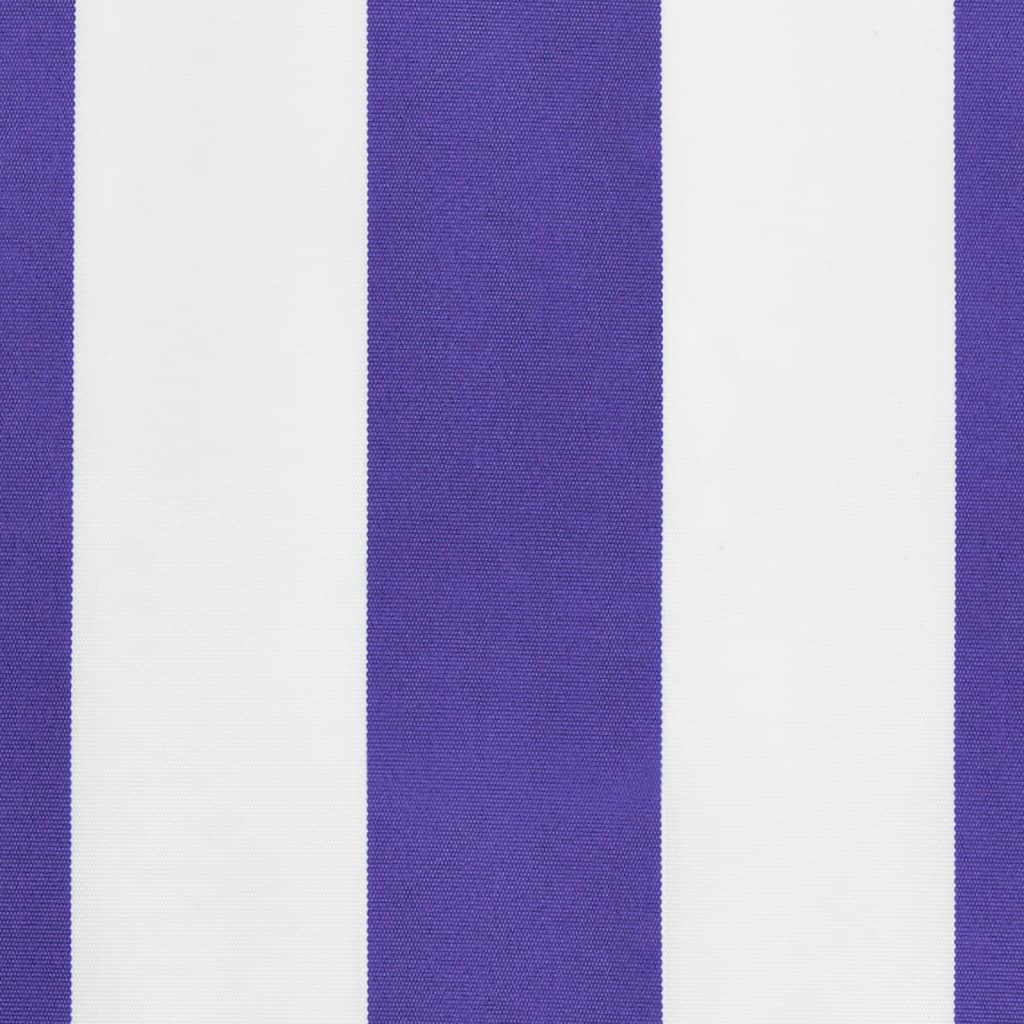 Vervangingsdoek voor luifelrok gestreept 3,5 m blauw en wit