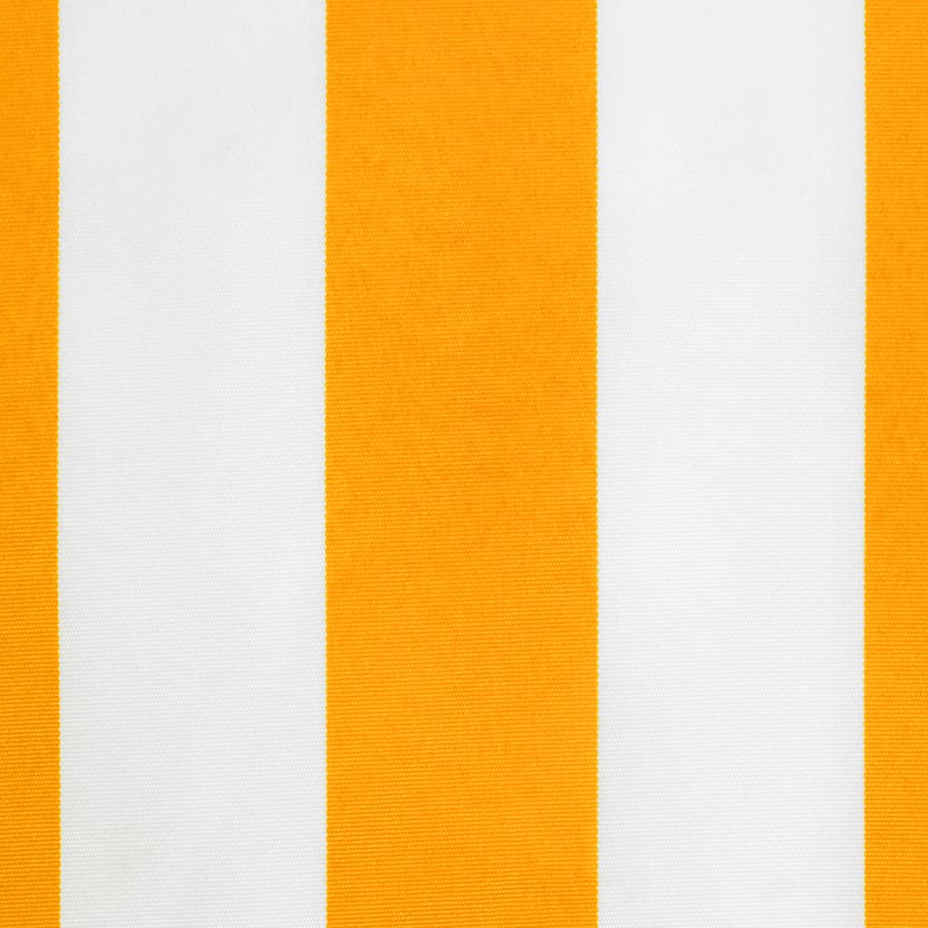 Vervangingsdoek voor luifelrok gestreept 4 m geel en wit