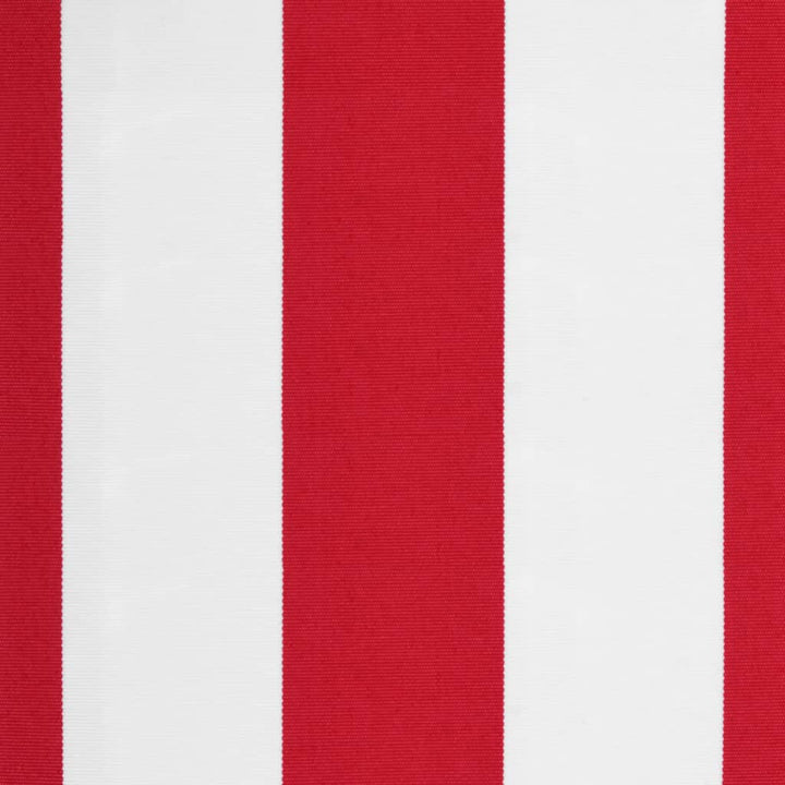 Vervangingsdoek voor luifelrok gestreept 3 m rood en wit