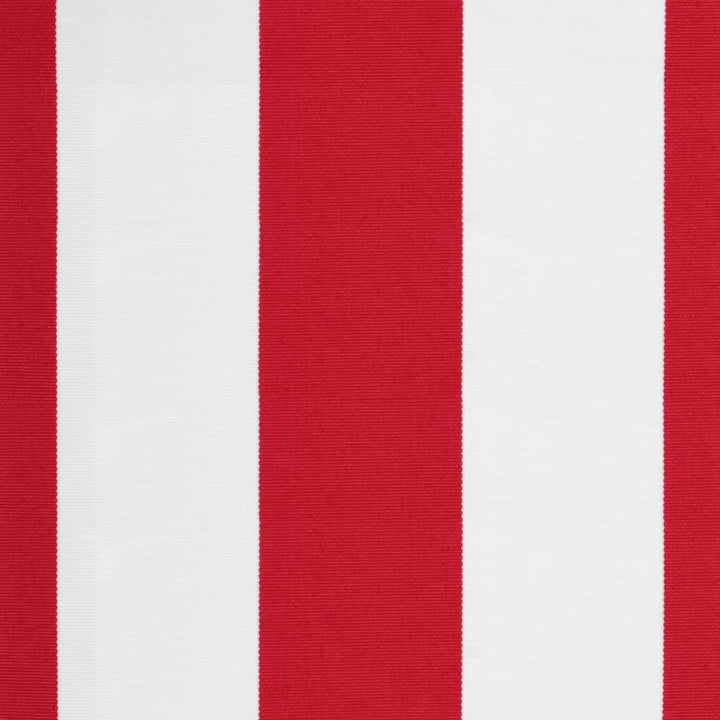 Vervangingsdoek voor luifelrok gestreept 4,5 m rood en wit