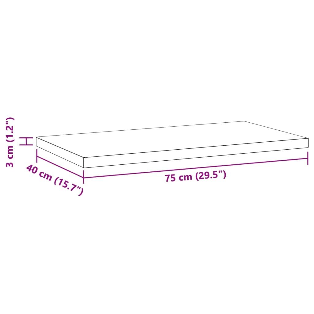 Wandschappen 2 st 75x40x3 cm roestvrijstaal zwart