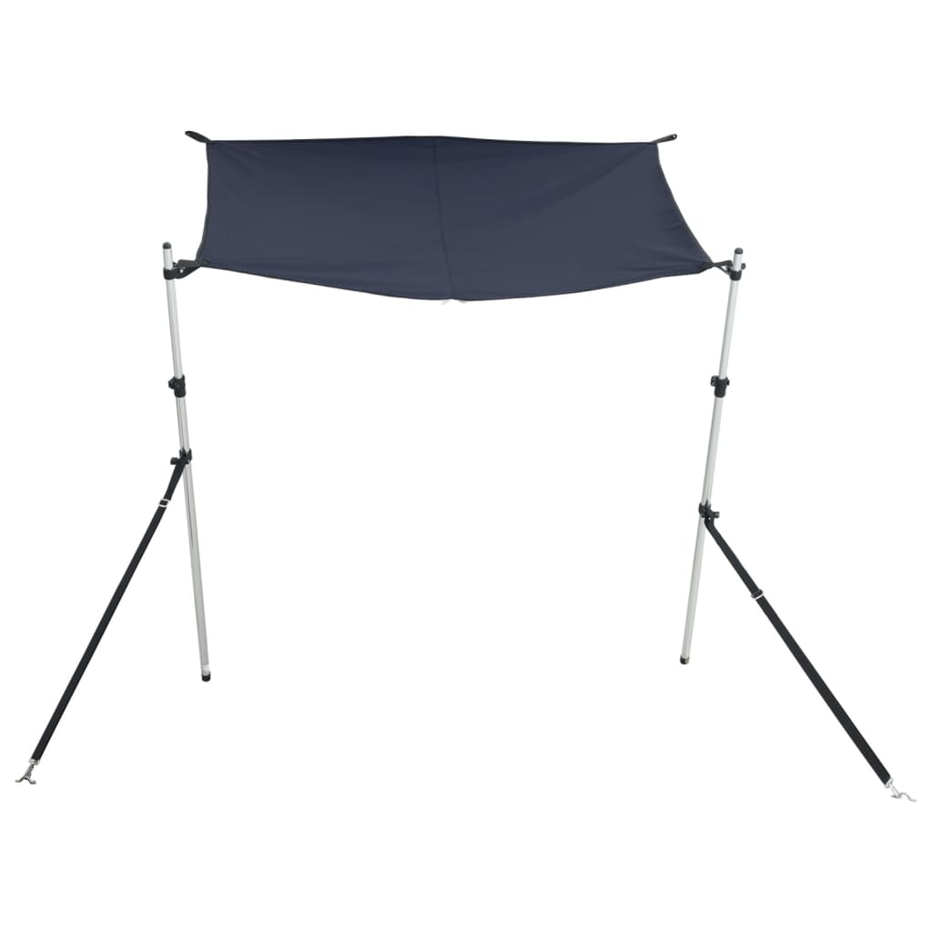 Schaduwdoek T-top 170x170x(113-182,5) cm blauw