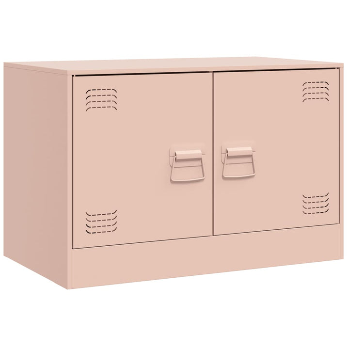 Tv-meubel 67x39x44 cm staal roze